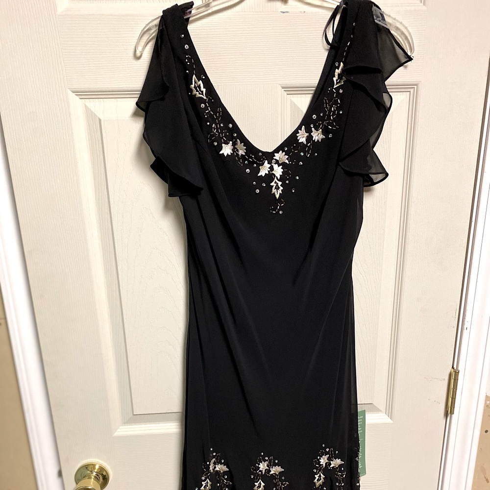 Black dress.
